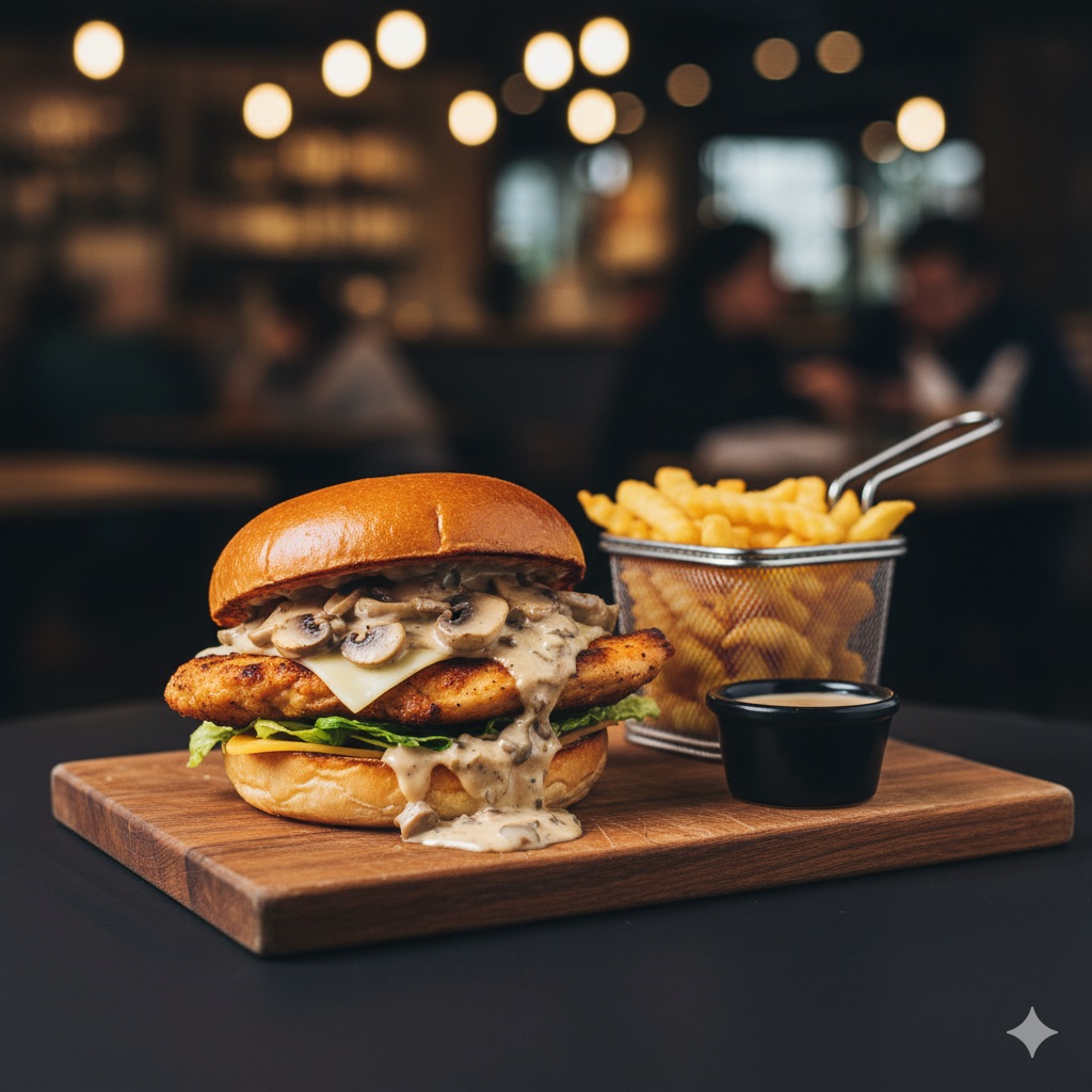 تشكن ماشروم