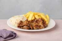 IZGARA PİLİC PİRZOLA - 200 gr özel soslu tavuk pirzola, patates kızartmasi, pirinç pilavı ve mini panini ekmek ile