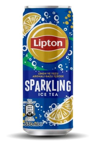 Lipton İce Tea (Sparklıng Limon ve Yuzu Aromalı Gazlı) - 