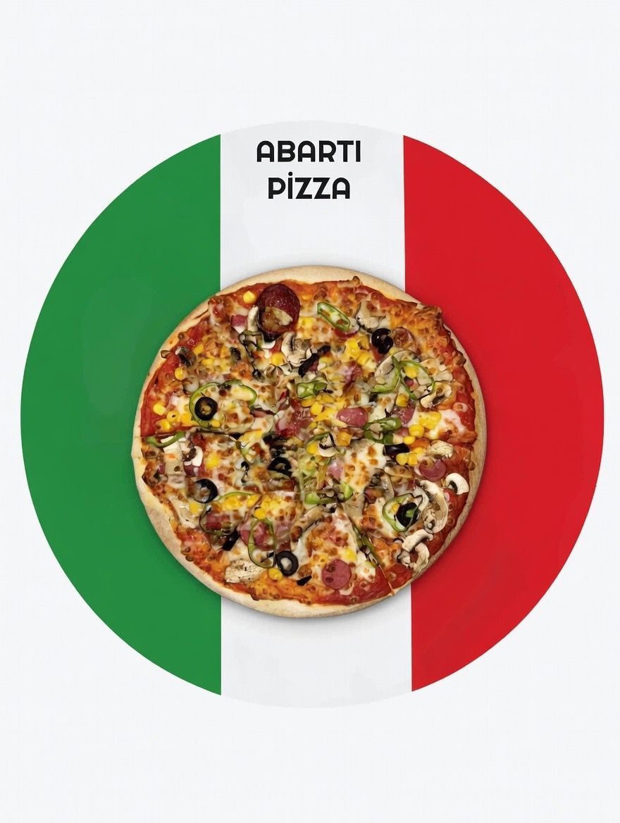 KARIŞIK PİZZA (BÜYÜK BOY) - PİZZA SOSU,MOZERELLA PEYNİRİ, SUCUK,SOSİS,MANTAR,DİLİM MISIR,ZEYTİN,YEŞİL BİBER.