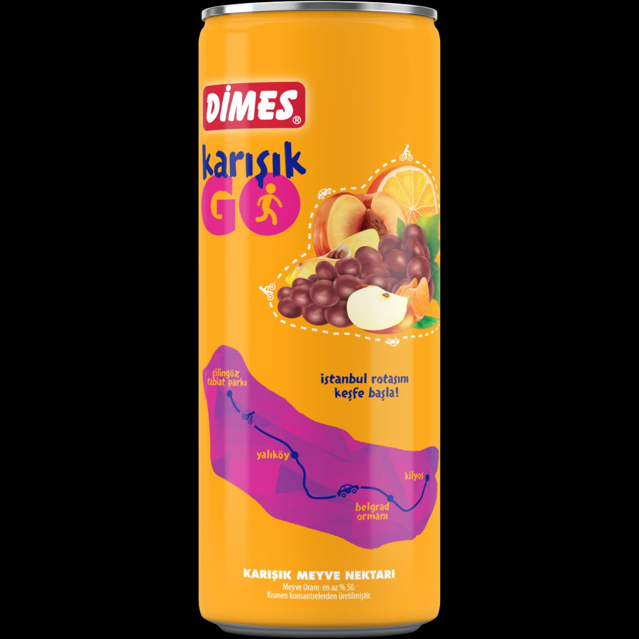 Dimes Karışık Meyve Suyu (250 ml) - 