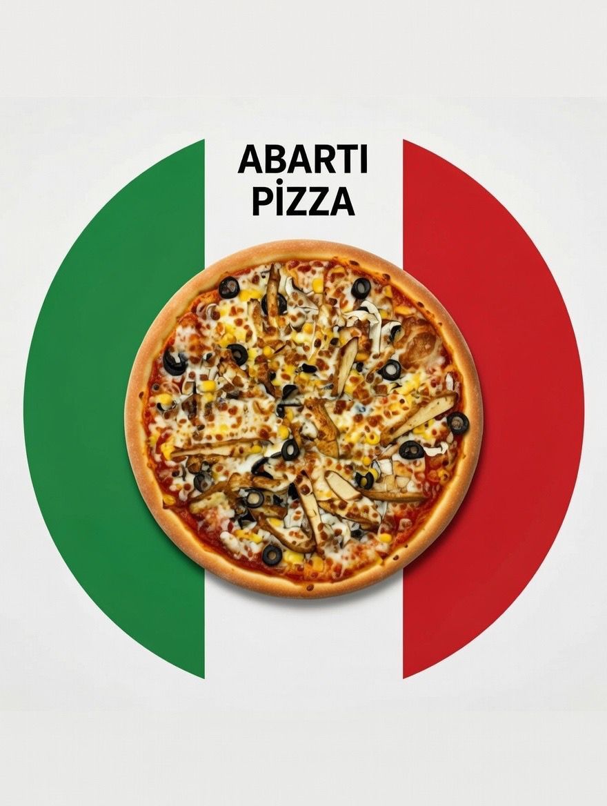 TAVUKLU PİZZA (ORTA BOY) - PİZZA SOSU,MOZERELLA PEYNİRİ,SOSLU TAVUK PARCALARI,MANTAR,MISIR.