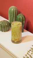 Iced Pineapple Matcha Latte