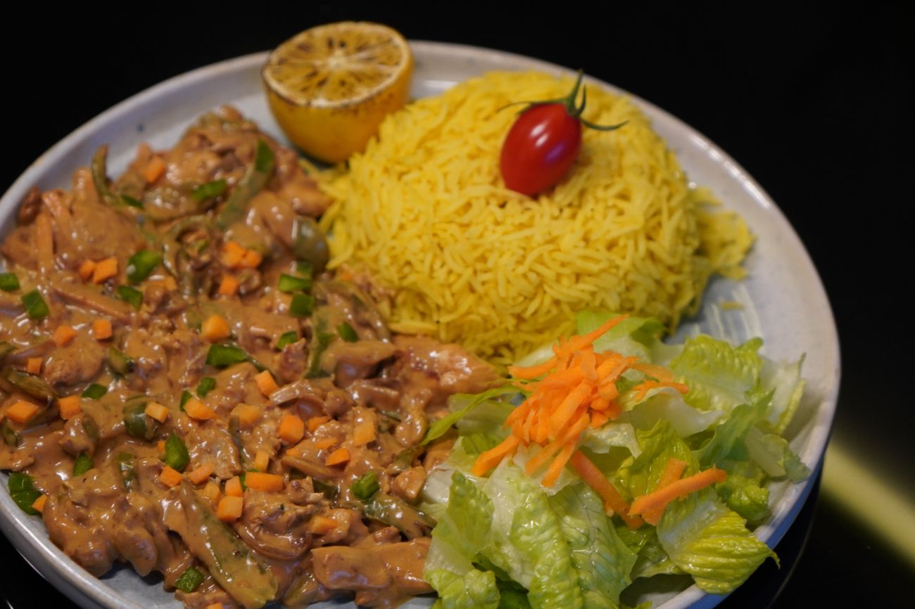 ستروغونوف لحم