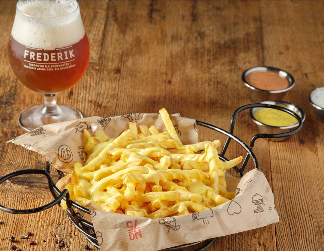 CHEDDAR SOSLU PATATES SEPETİ - 