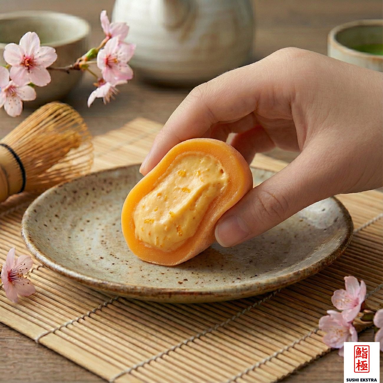 Апельсиновый крем-моти