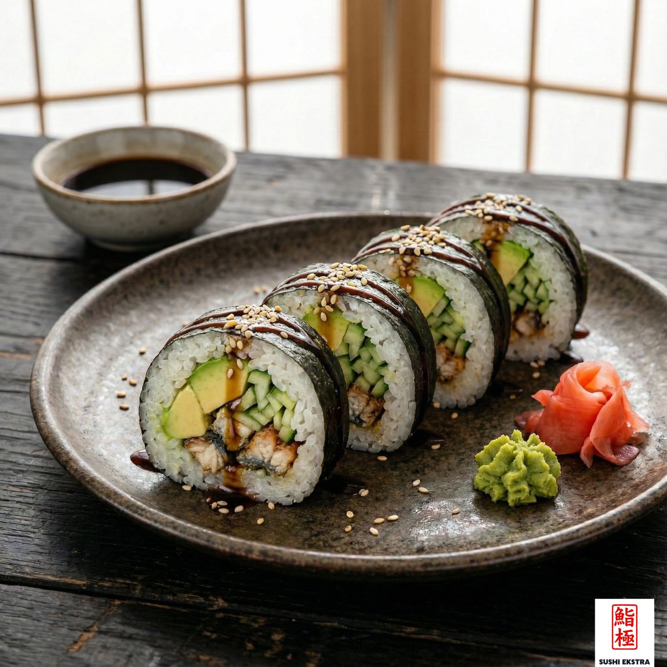 FUTO UNAGİ MAKİ - Unagi, salatalık ve avokado