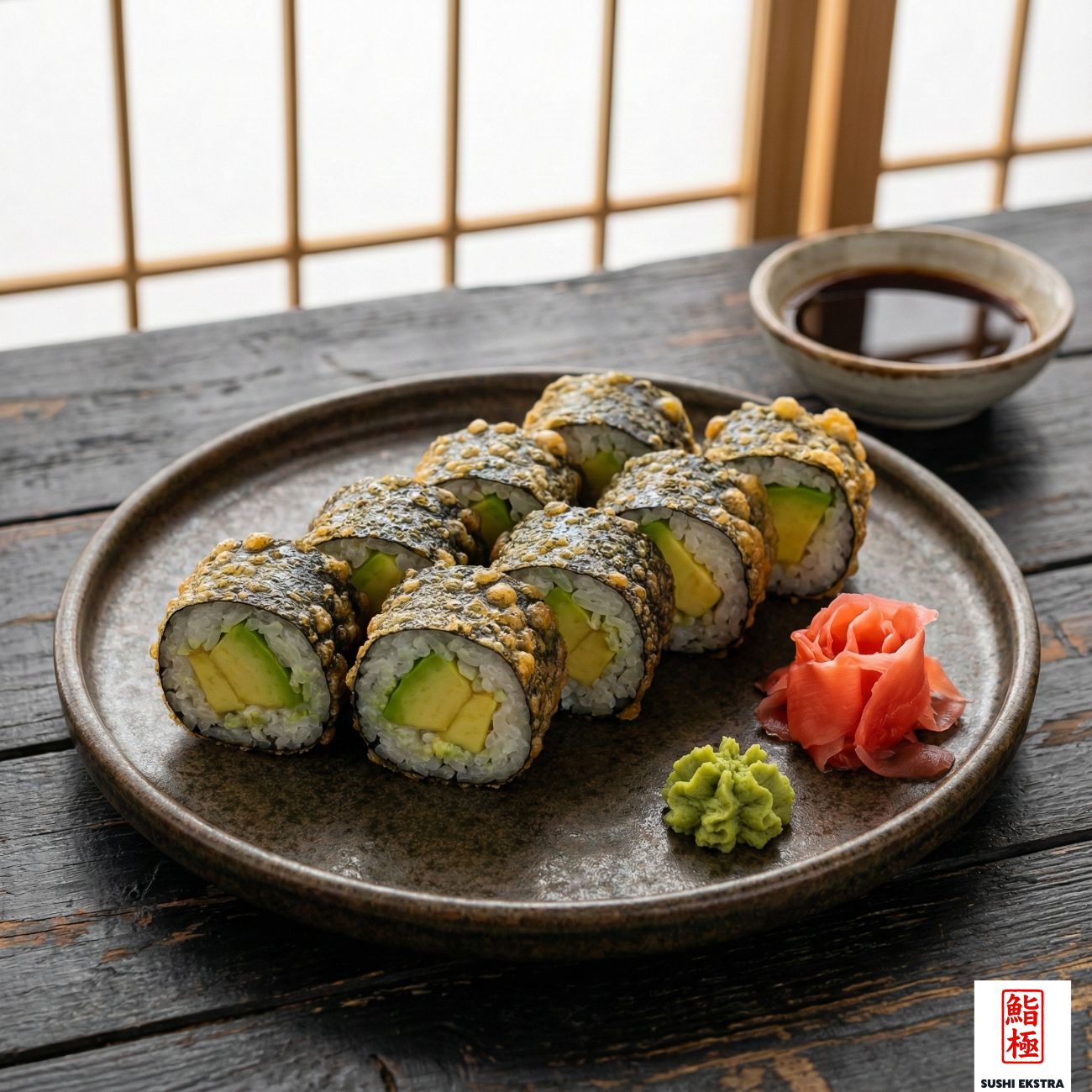 FRIED AVOCADO MAKİ - Bütün olarak kızartılmış Avokado Maki