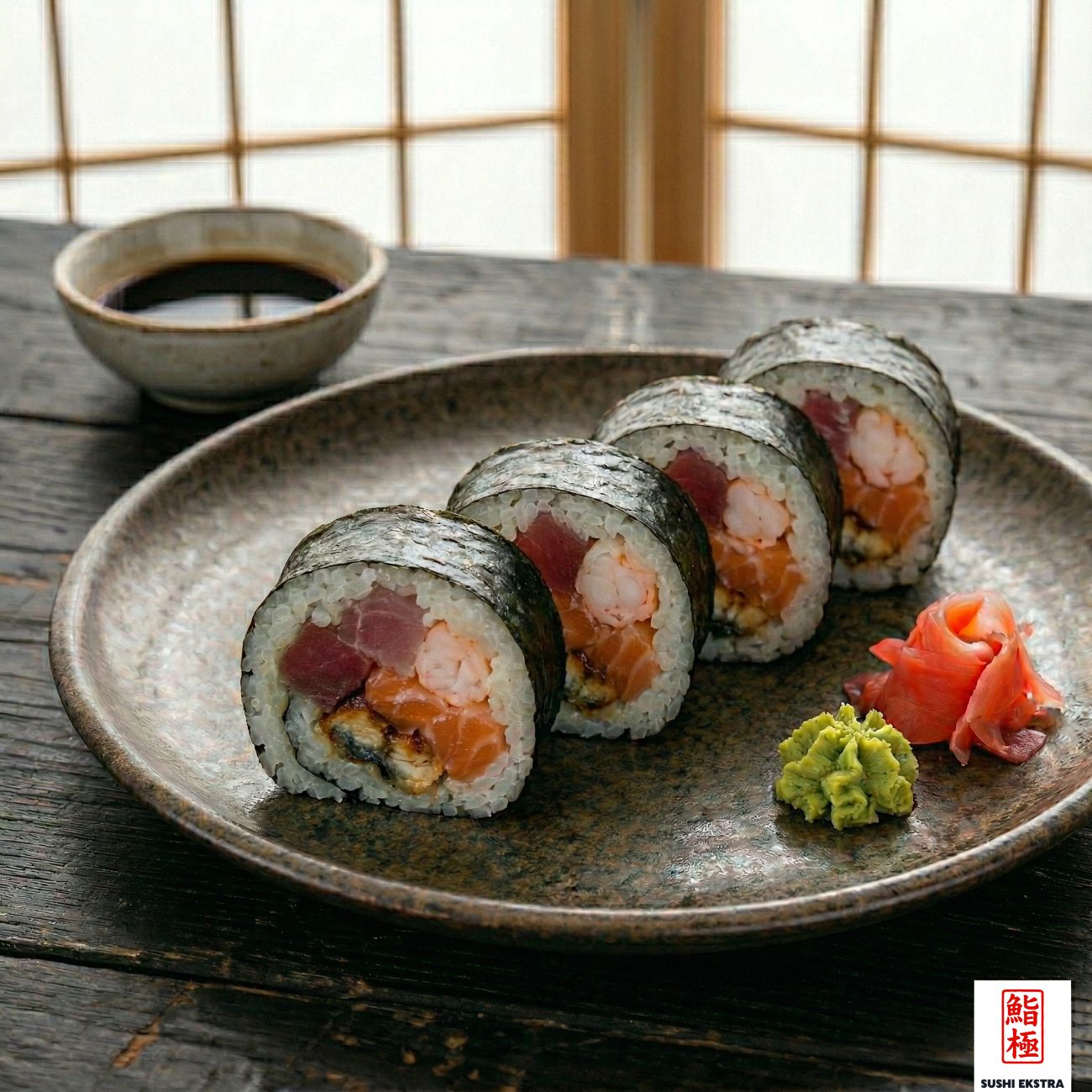 KAEN FUTO MAKİ - Somon, orkinos, haşlanmış karides ve bbq unagi