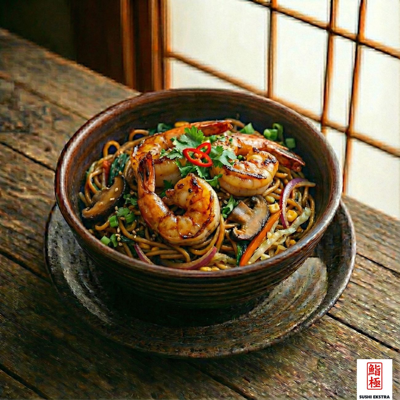 SOTE KARİDESLİ YAKİ NOODLE