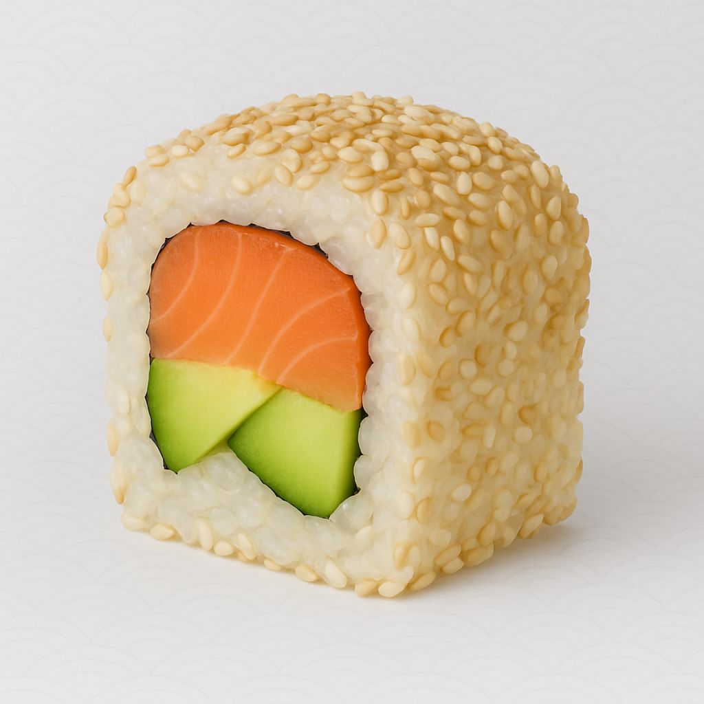 YAMATO ROLL - Avokado, Taze Norveç Somonu / Üzeri susam