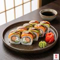 DOUBLE SALMON ROLL
