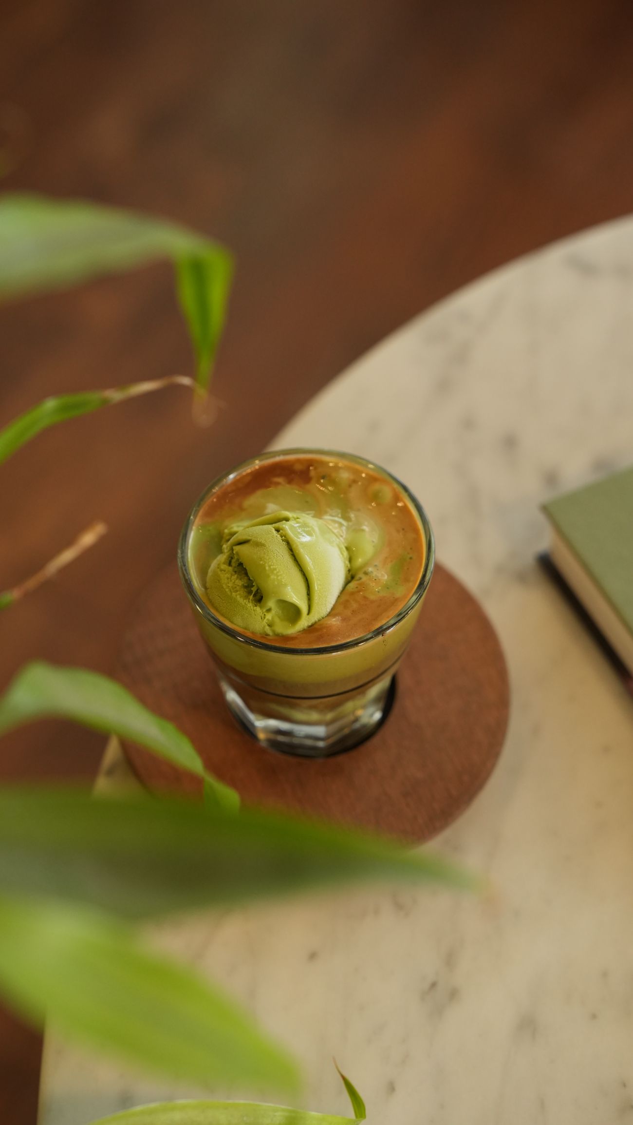 Matchagato - Espresso, matcha dondurma