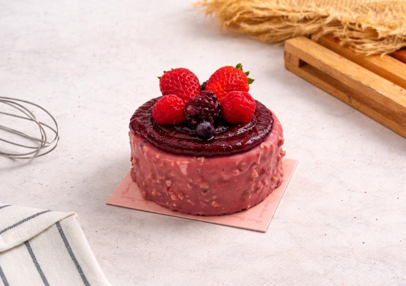 Frambuazlı cheescake pasta