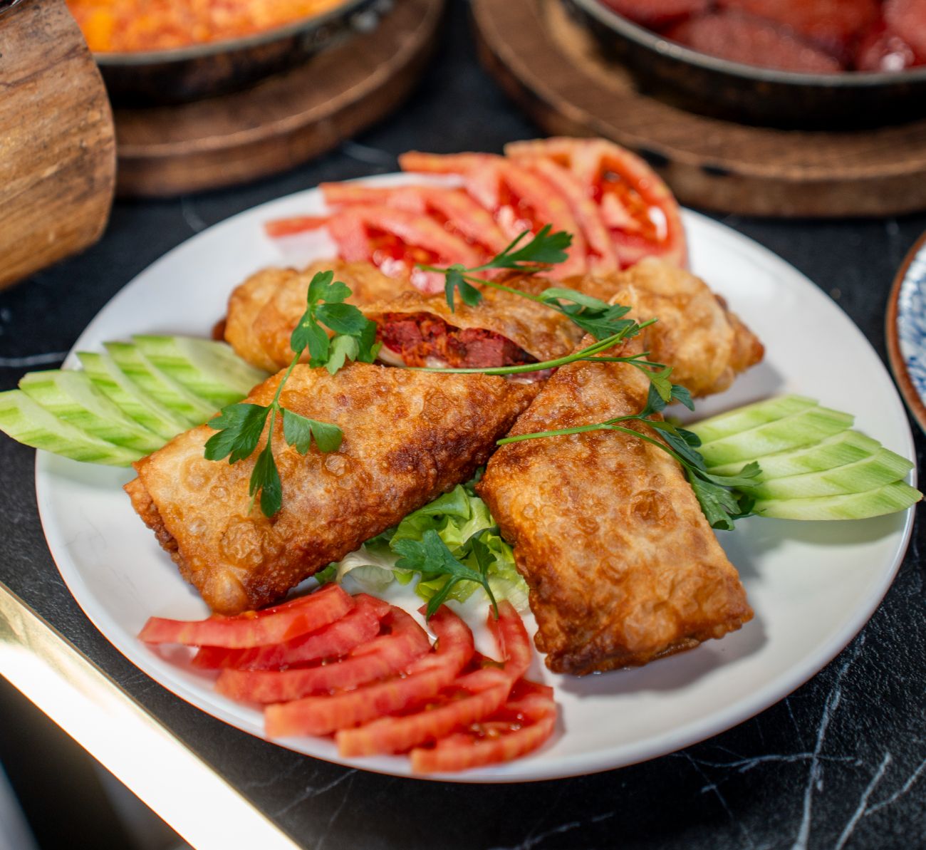 Pastırmalı Paçanga Böreği - 