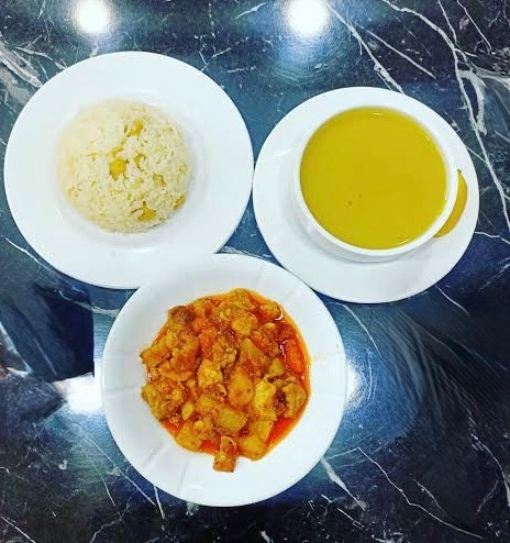 Tavuk Sote, Pirinç Pilavı, Mercimek Çorbası
