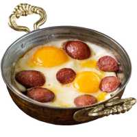 Tereyağlı Sucuklu Yumurta