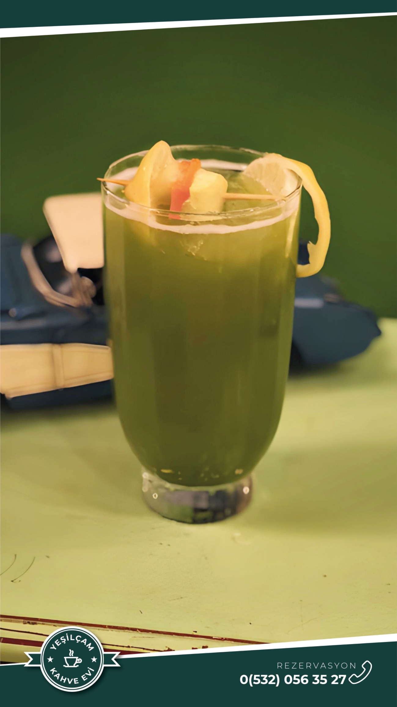 Cool Lıme - Yeşil çay,mentacubano ve lıme şurubu mix