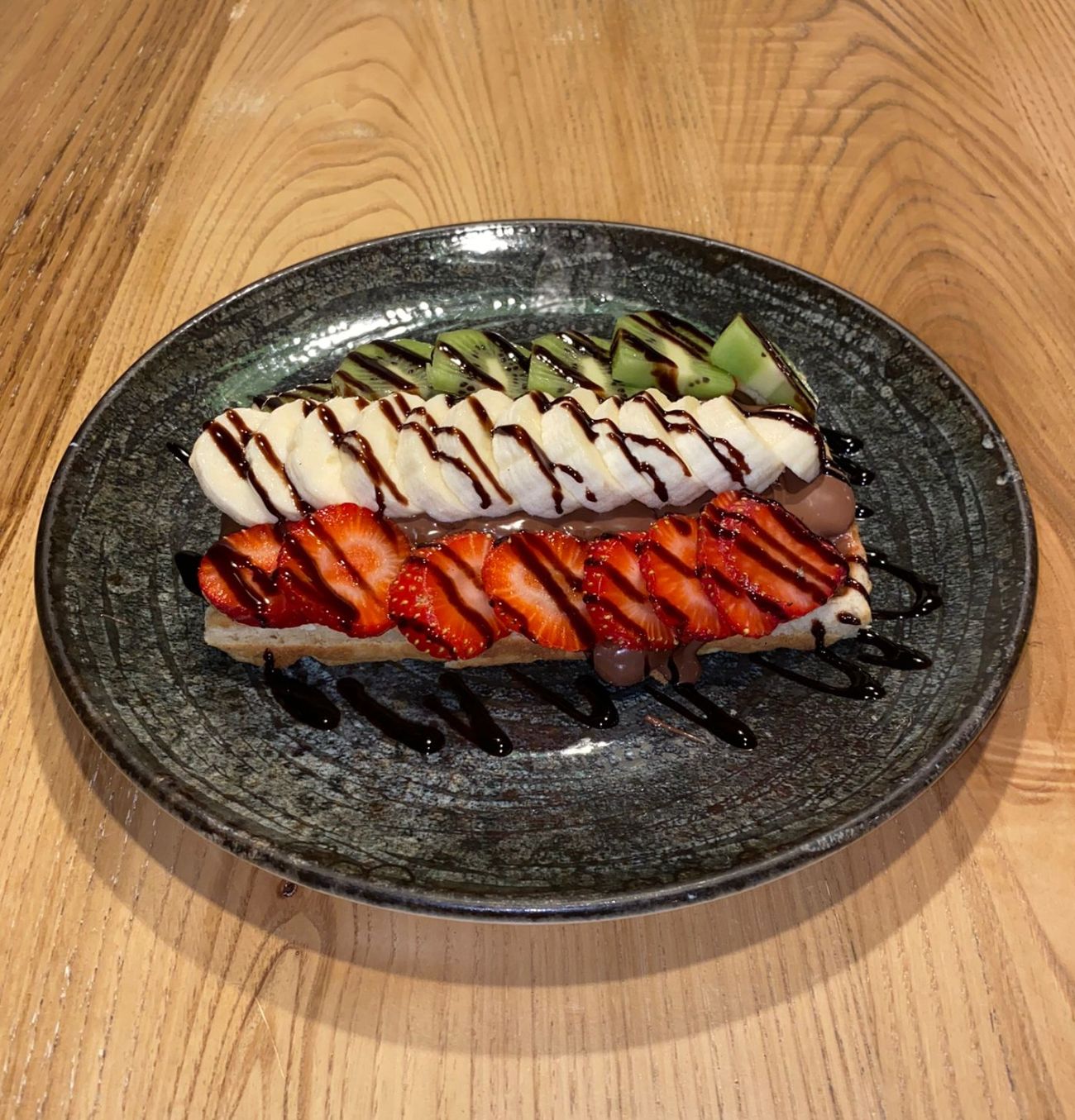 .بسكويتات الوفل بالفواكه - 