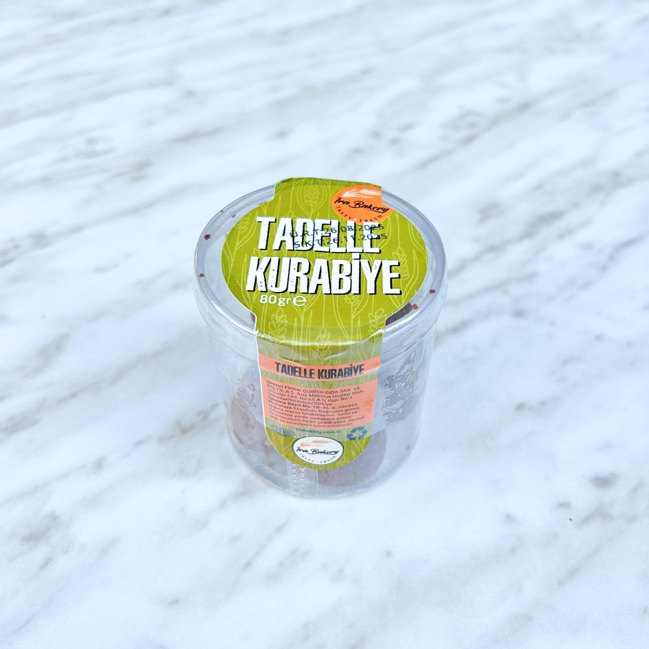 Tadelle Kurabiye - Toz Fındık, Pirinç Fındık, Kakao, Fındık Kreması.