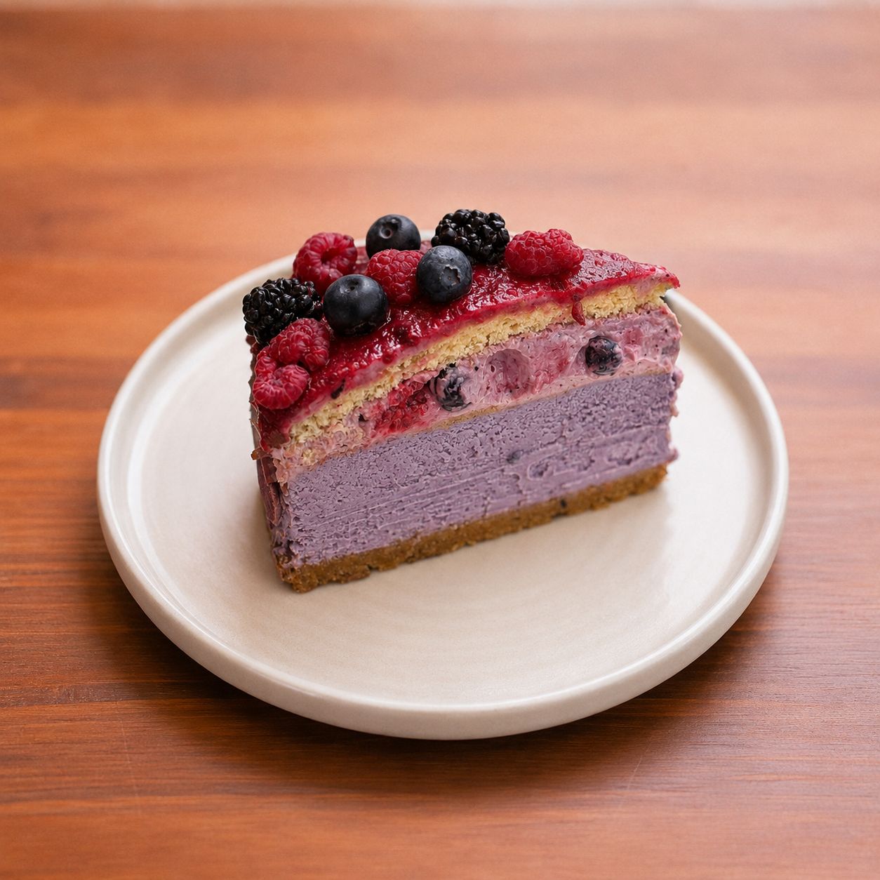 Orman Meyveli Cheesecake - Yaban Mersini, Frambuaz.