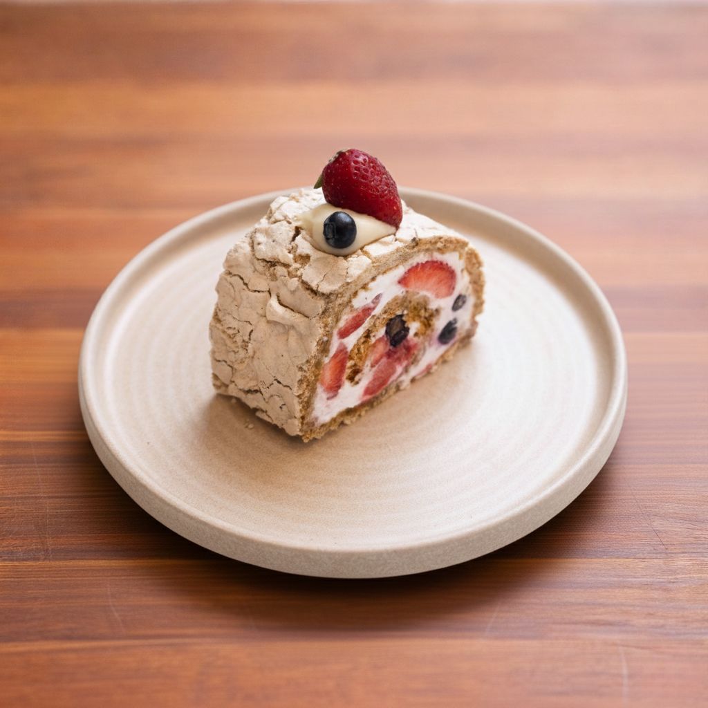 Pavlova - Antep Fıstıklı Beze, Orman Meyveleri, Özel Krema.