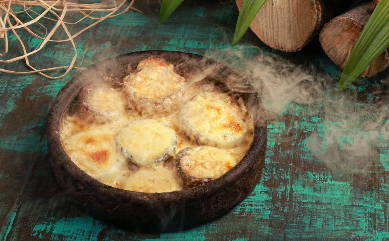 Mushroom with Cheddar