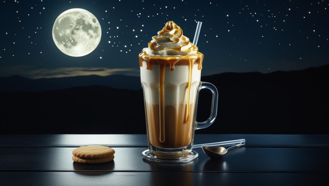 آيس لاتيه كراميل