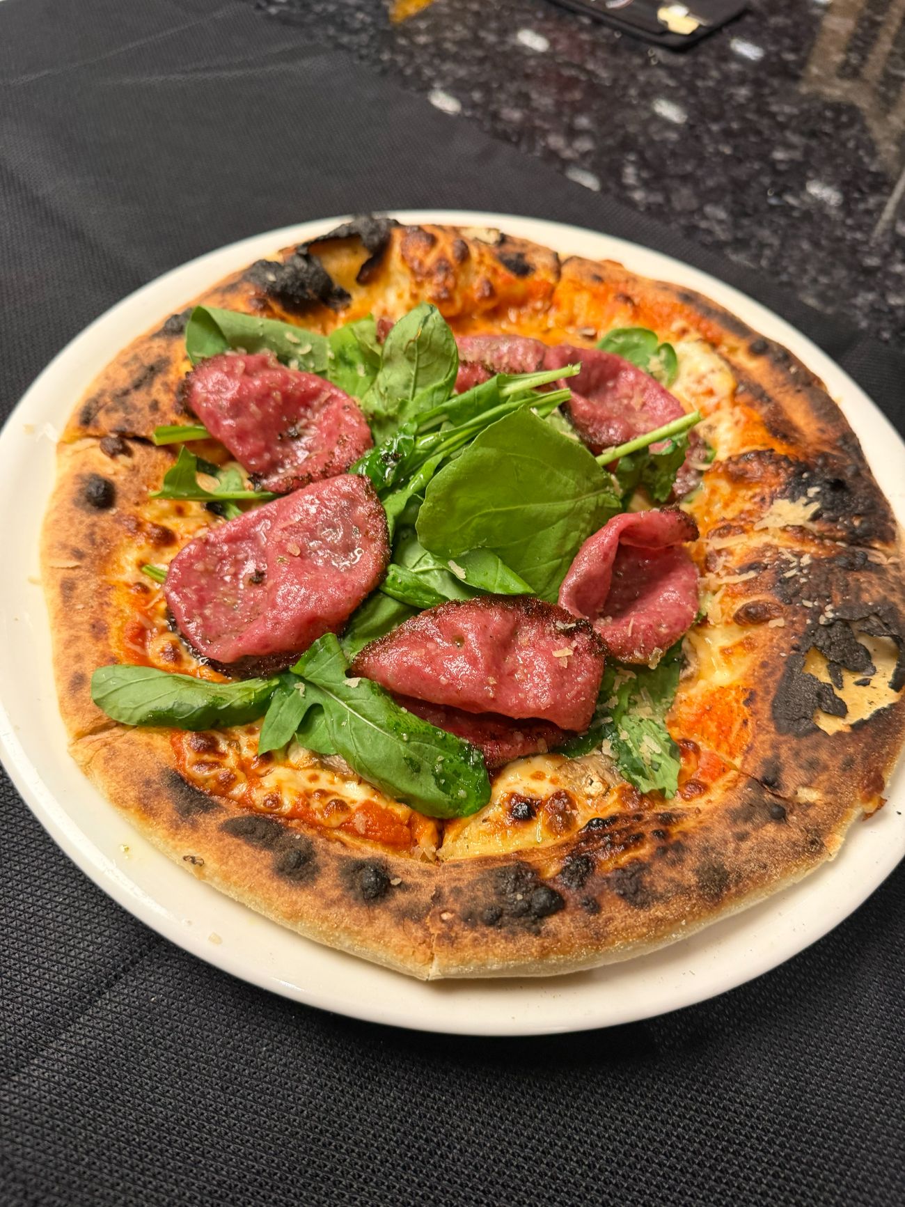 PIZZA QUATTZO STAGIONI - Domates Sos, Mozzarella, jambon, Mantar, Çeri Domates, Roka