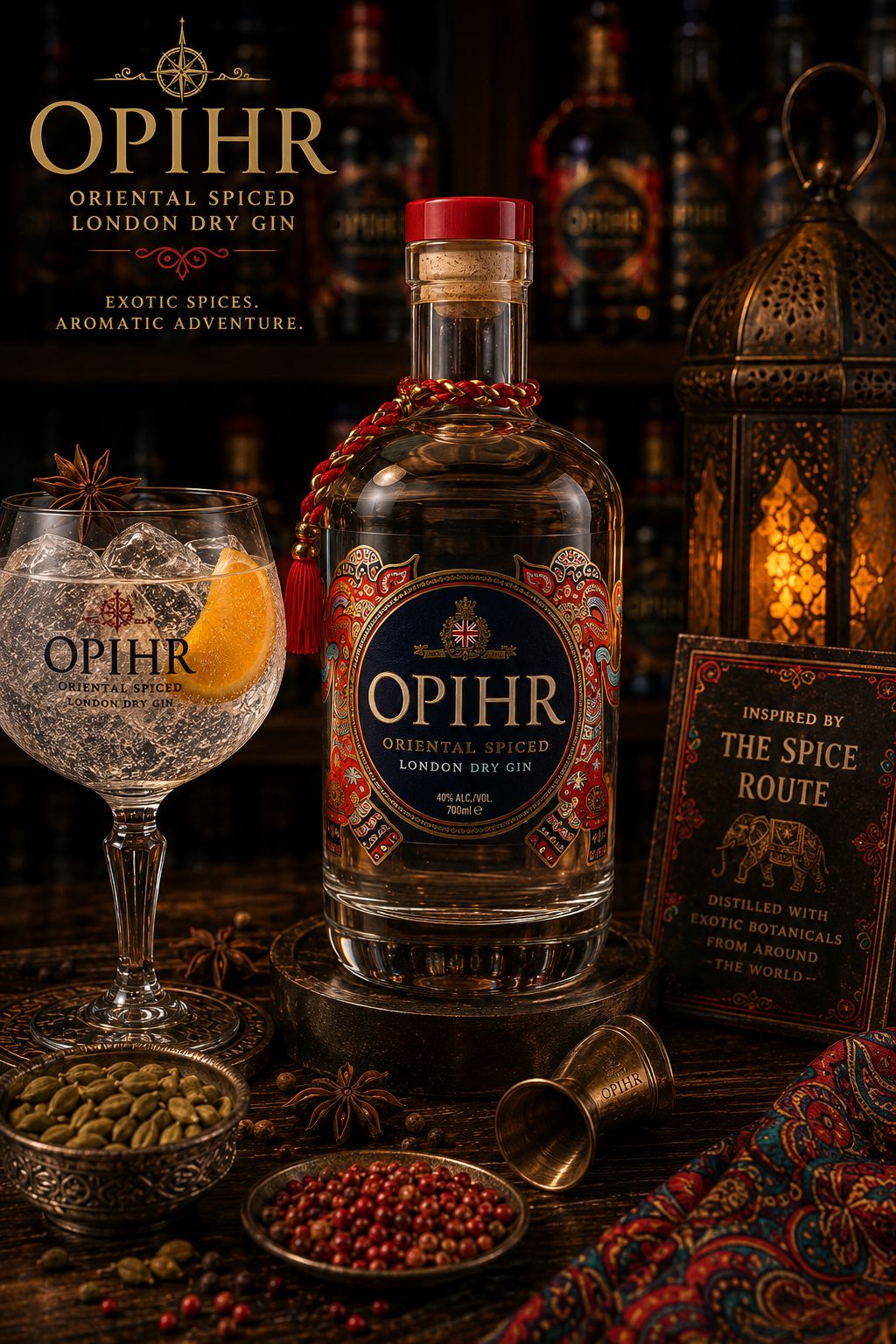 Opihr Oriental Spiced Gin - 