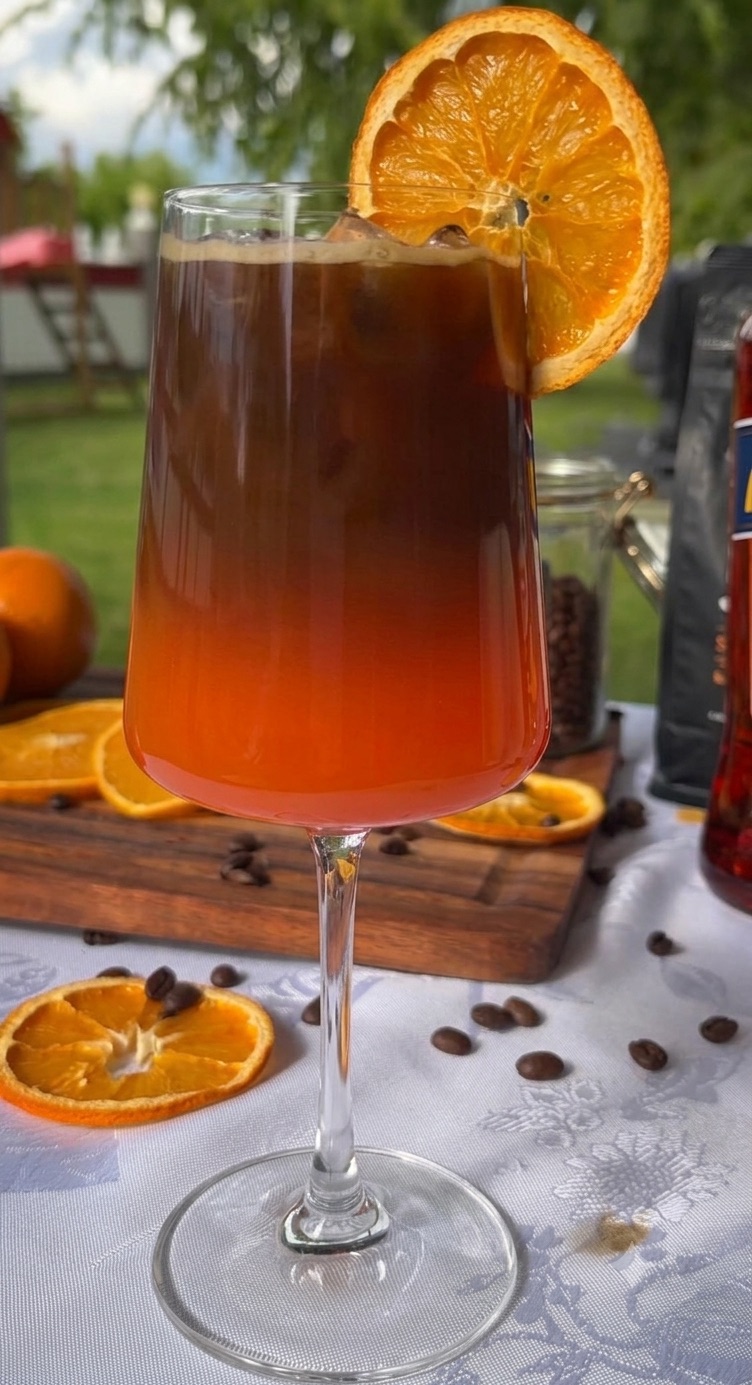 Aperol Espresso Sunrise