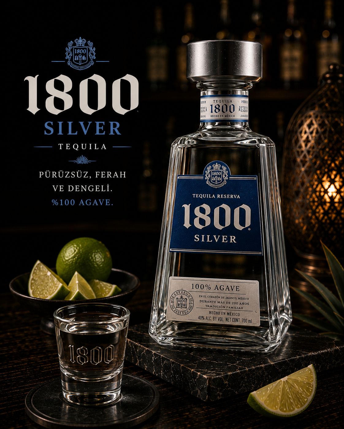 1800 Tequila Silver - 