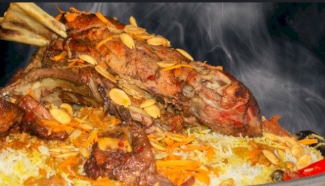 (مندي لحما طرشي - دقوس - لبنية - خبر - 1 مرق )