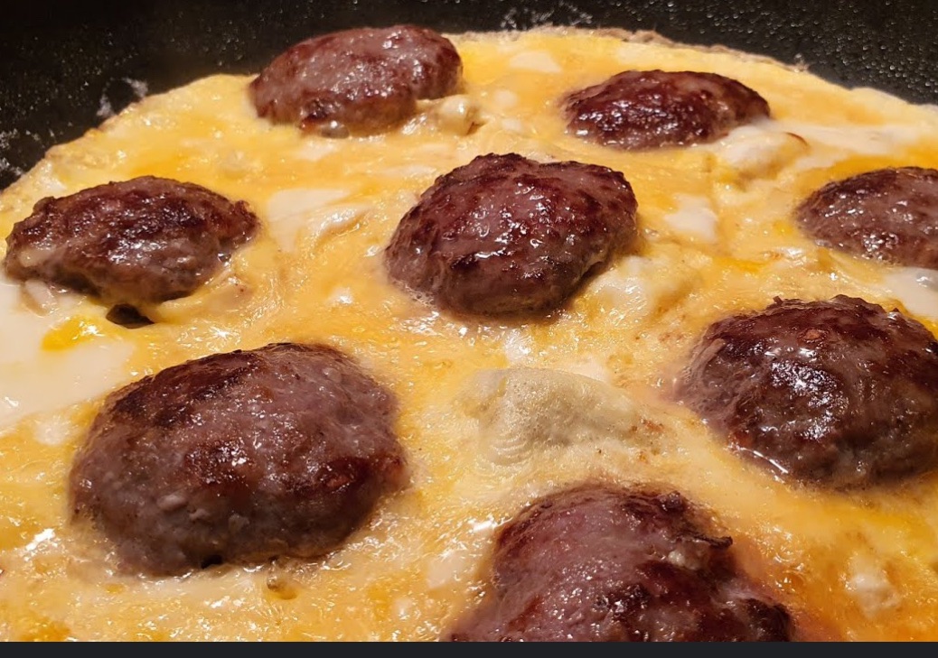 باسطرمة مع البيض