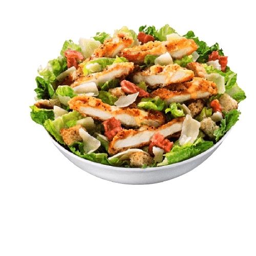 Tavuklu Salata - Jülyen Doğranmış Izgara Tavuk Bonfile (200 Gr.) Kıvırcık, Domates, Salatalık, Mısır,