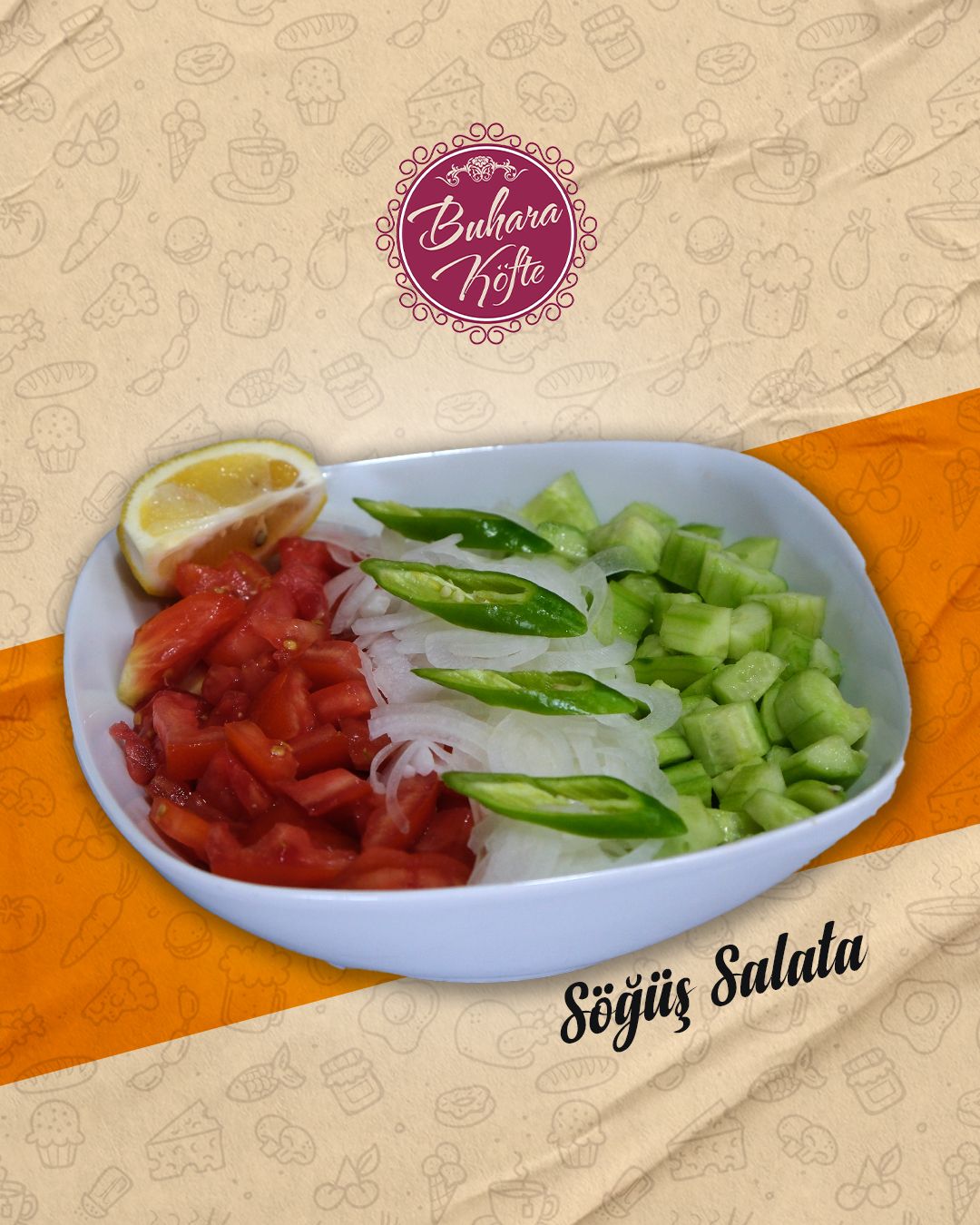 Söğüç Salata (1 Kişilik) - Geleneksel Doğranan Salata Çeşidi