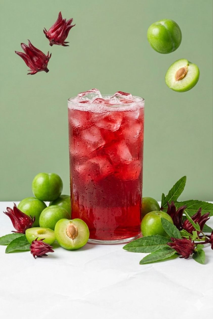 Sorrel & Green Pulm - Mayhoş erik ve ekşi kuzukulağının eşsiz uyumu! Farklı ve lezzetli bir içecek arayanlar için ideal.