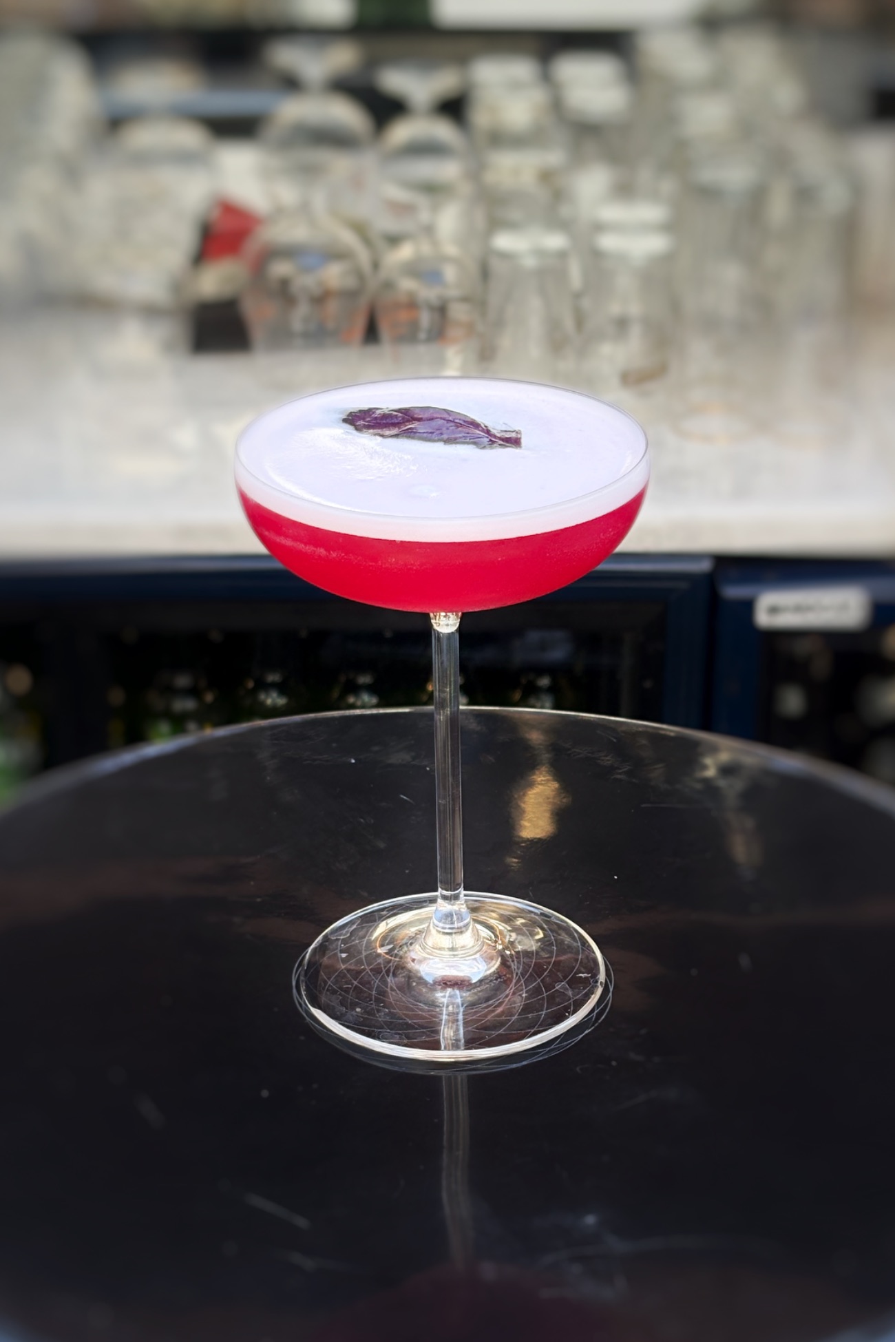 ONE NIGHT STAND - Absolut, reyhan, siyah üzüm, orman meyveleri, limon suyu, lemongrass, aquafaba