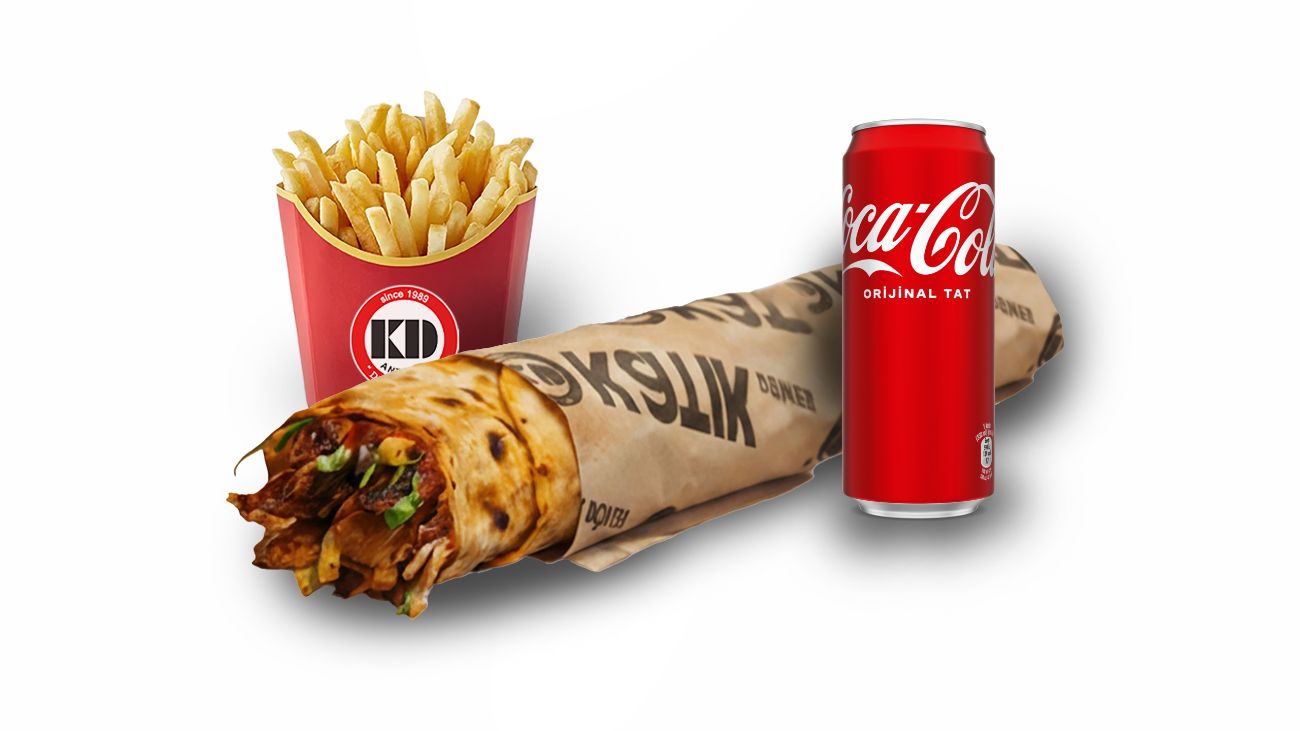 Zurna & Cola Menü - Zurna Tavuk Döner , 1 Porsiyon Cips , Teneke İçecek(330ml)