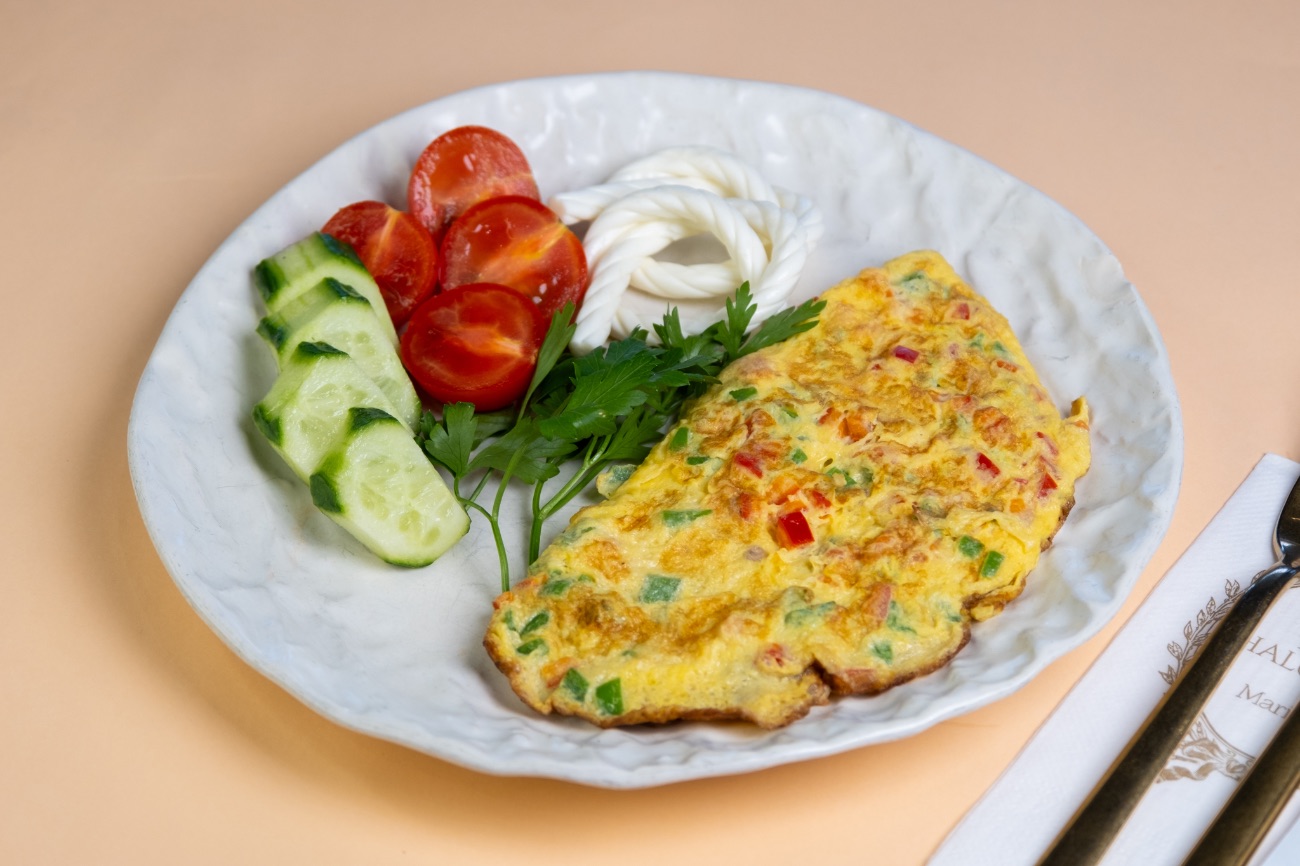 Sebzeli Omlet - 