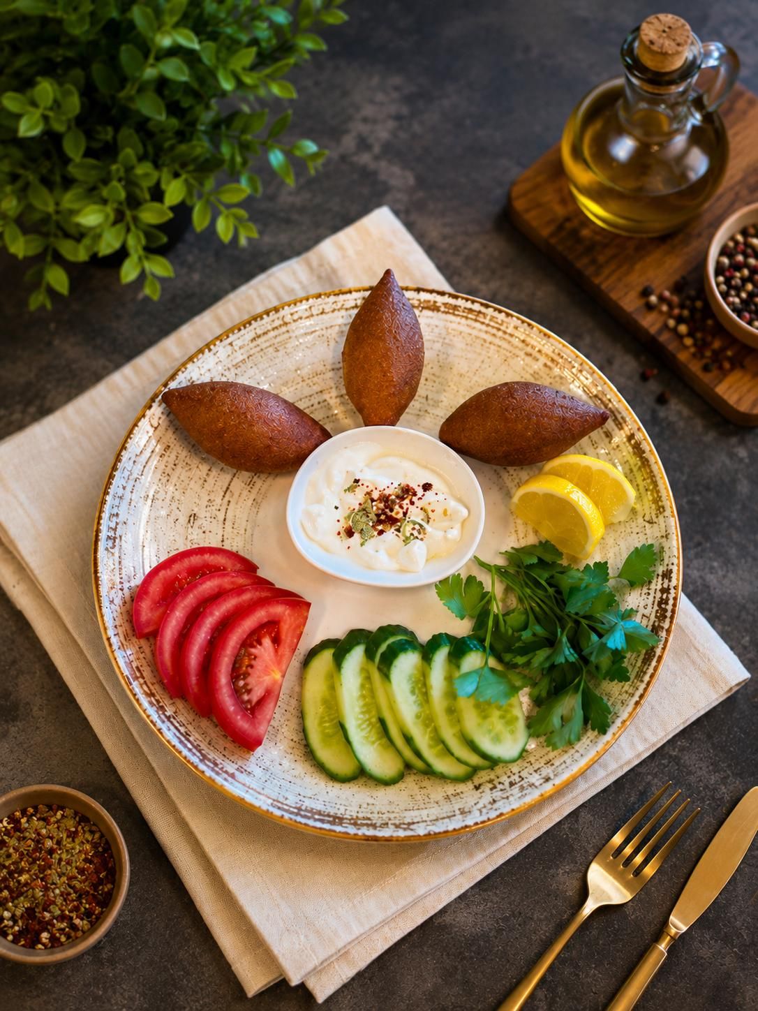 Kızarmış  İçli köfte