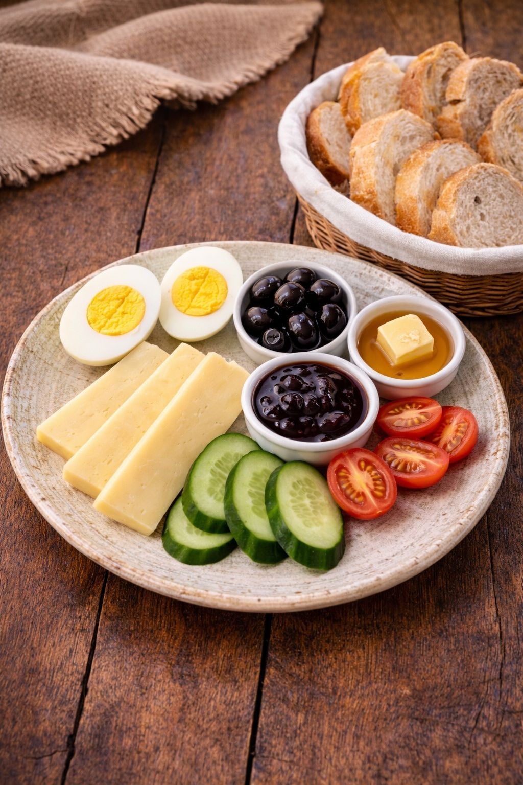 Hızlı Kahvaltı Tabağı