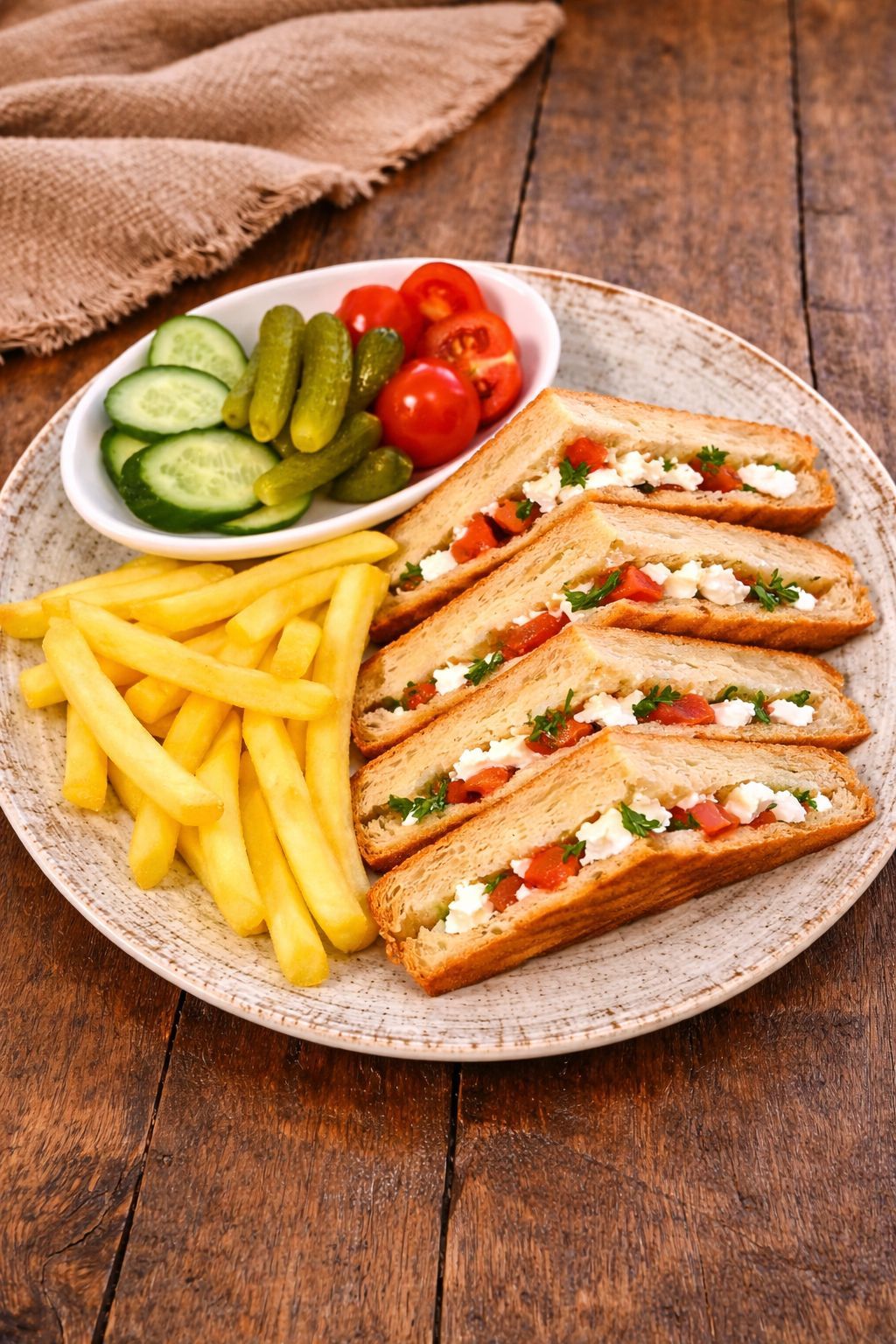 Beyaz Peynirli Tost