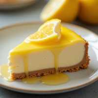 Limonlu cheesecake