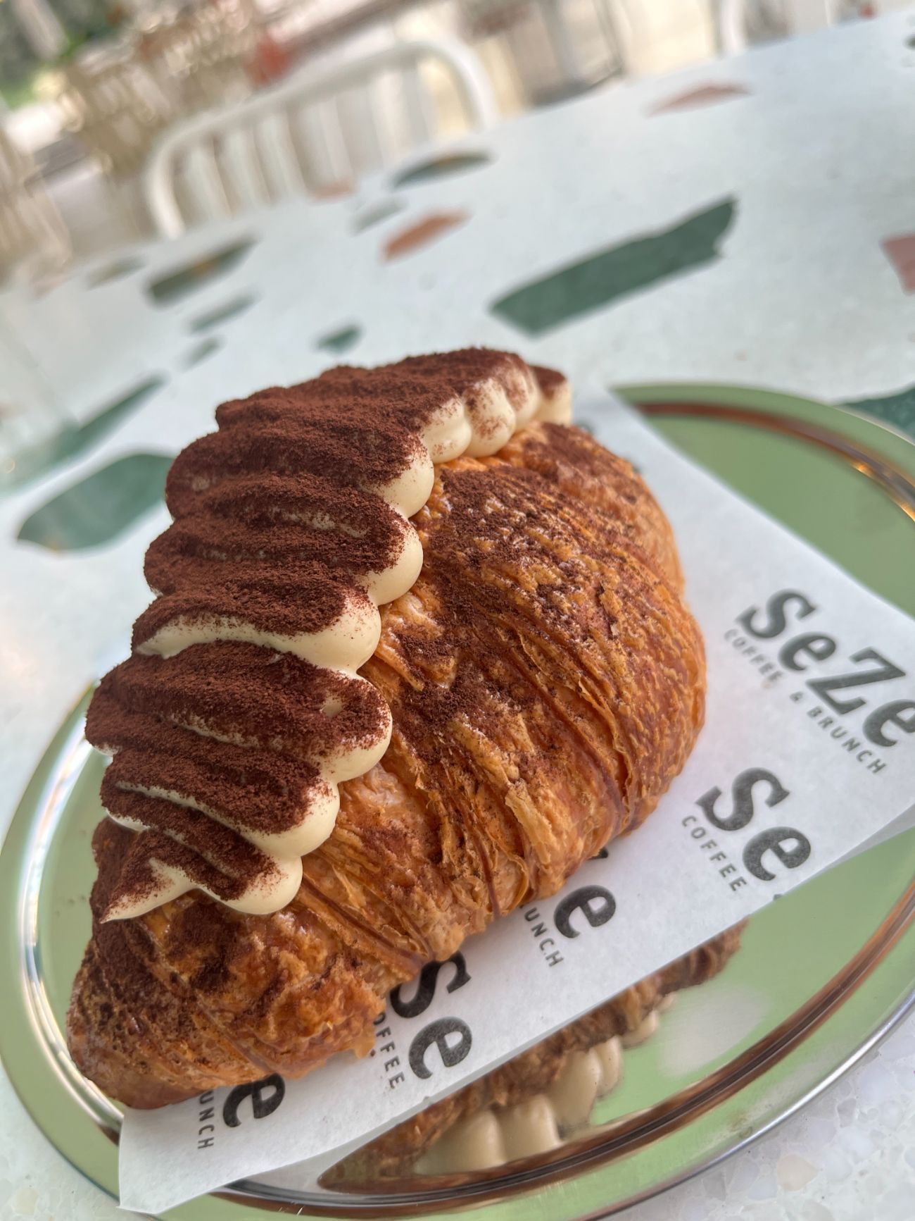 Tiramisu Kruvasan - Tiramisu kreması, Kakao