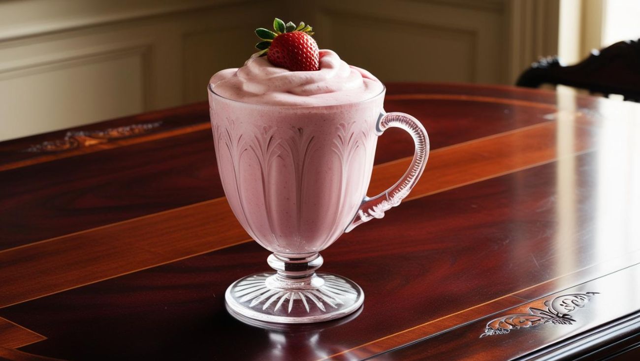 ميلك شيك فراولة