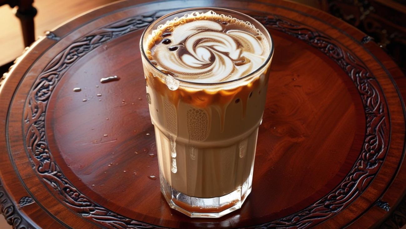 آيس لاتيه كراميل