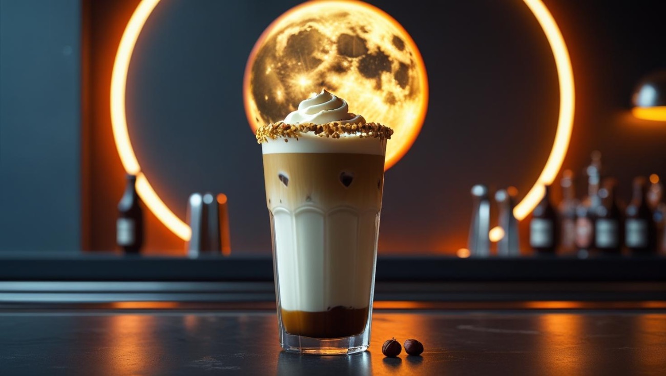 آيس بندق لاتيه