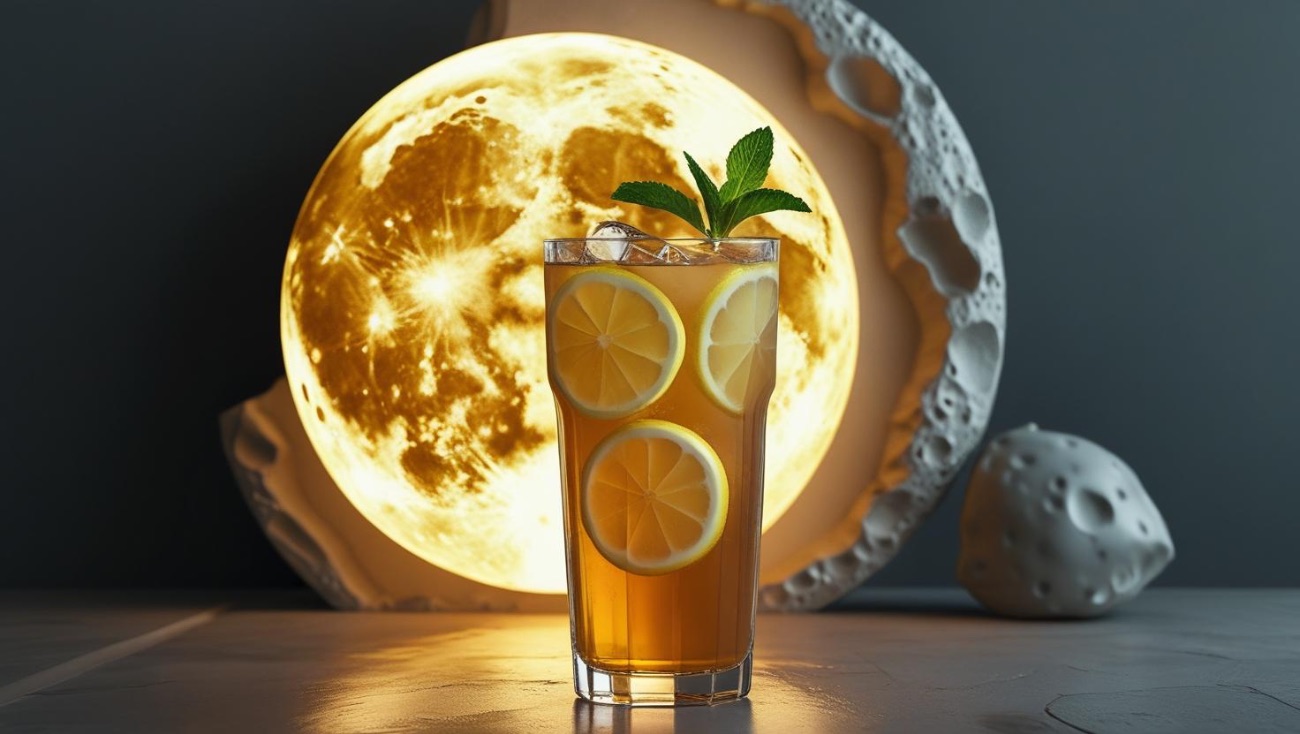 شاي ليمون مثلج