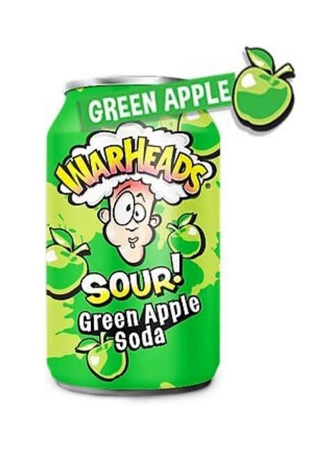 Warheads Yeşil Elma Soda - 